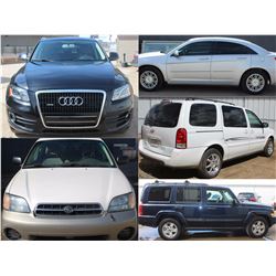FEATURE CARS , SUVS , MINIVAN LOTS 301,320,351,360