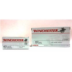 2 Boxes of Winchester 40 S&W