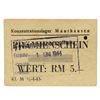 Image 1 : MAUTHAUSEN CONCENTRATION CAMP 5RM COUPON/NOTE