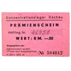 Image 1 : DACHAU CONCENTRATION CAMP 50PF COUPON/NOTE