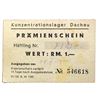 Image 1 : DACHAU CONCENTRATION CAMP 1RM COUPON/NOTE