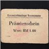 Image 2 : NEUENGAMME CONCENTRATION CAMP 1RM COUPON/NOTE