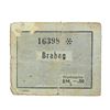 Image 1 : BRABAG - BUCHENWALD CONCENTRATION CAMP 50PF COUPON/NOTE