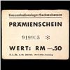 Image 2 : SACHSENHAUSEN CONCENTRATION CAMP 50PF COUPON/NOTE