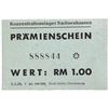 Image 1 : SACHSENHAUSEN CONCENTRATION CAMP 1RM COUPON/NOTE