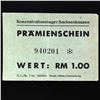 Image 2 : SACHSENHAUSEN CONCENTRATION CAMP 1RM COUPON/NOTE