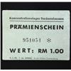 Image 2 : SACHSENHAUSEN CONCENTRATION CAMP 1RM COUPON/NOTE