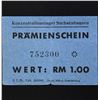 Image 2 : SACHSENHAUSEN CONCENTRATION CAMP 1RM COUPON/NOTE