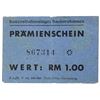 Image 1 : SACHSENHAUSEN CONCENTRATION CAMP 1RM COUPON/NOTE