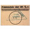 Image 1 : RAVENSBRCK CONCENTRATION CAMP 1RM COUPON/NOTE