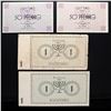 Image 4 : LITZMANNSTADT LODZ JEWISH GHETTO 1940 50pf-50M NOTES