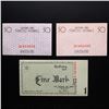 Image 3 : LITZMANNSTADT LODZ JEWISH GHETTO 1940 50pf-50M NOTES