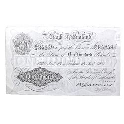GREAT BRITAIN 1931 100 BANK OF ENGLAND WHITE NOTE