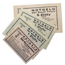 GERMAN OCCUPATION POLAND 1939 THORN PRISON CAMP NOTES