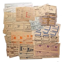 LITZMANNSTADT LODZ GHETTO COAL RATION COUPONS