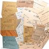 Image 1 : LITZMANNSTADT LODZ GHETTO ASSORTED RATION CARDS/COUPONS