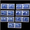 Image 2 : GERMAN OCCUPATION POLAND WWII REVENUE IMPERFORATE PAIRS