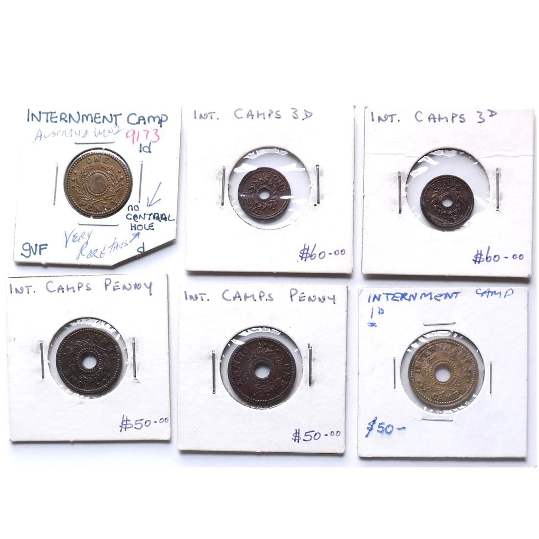 HAY AUSTRALIA WORLD WAR II INTERNMENT CAMP TOKENS