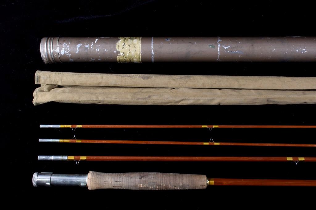 Early Granger Special Bamboo Fly Rod w/Metal Case