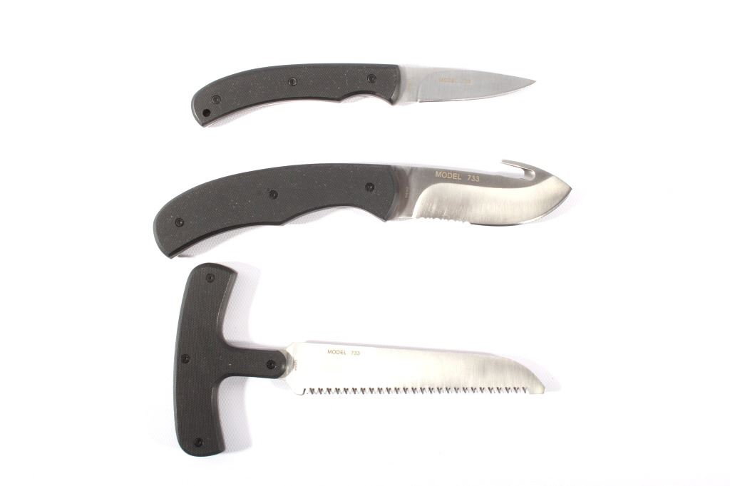 RMEF Knife, Hatchet, & Saw Combo Sets NIB