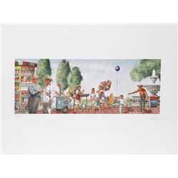 Vic Herman, Any Sunday in Chapultapec Park, Lithograph