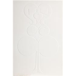 Omar Rayo, Doll II, Blind-Embossed Intaglio