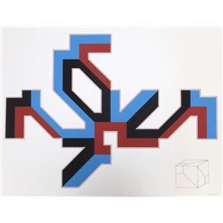 Enrique Carbajal Sebastian, Abstract - Branches, Screenprint