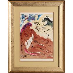 Marc Chagall, Mother and Child, Lithograph