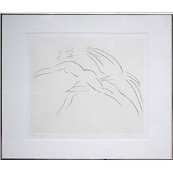 Reuben Nakian, Leda and the Swan 16, Etching