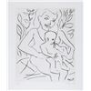 Image 1 : A.R. Penck, Frau mit Kind, Drypoint Etching