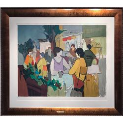 Itzchak Tarkay, Danielle's Corner, Serigraph