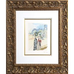 Salvador Dali, Greed and Lavishness from Purgatory, Divine Comedy, Lithograph