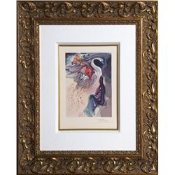 Salvador Dali, Language of the Birds from Paradise, Divine Comedy, Lithograph
