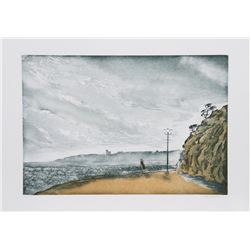 Hank Laventhol, Windy Beach, Aquatint Etching