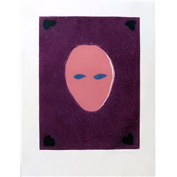 Fritz Scholder, Mask of a Mystery Woman, Aquatint Etching