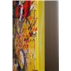 Image 2 : Petra McKnight, Yellow Abstract, Acrylic Painting with Plexiglass