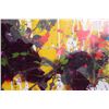 Image 4 : Petra McKnight, Yellow Abstract, Acrylic Painting with Plexiglass
