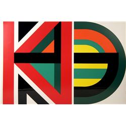 Jean Dewasne, Geometric Abstract Silkscreen