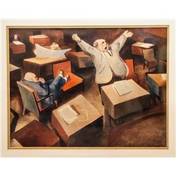 William Gropper, The Senate, Offset Lithograph