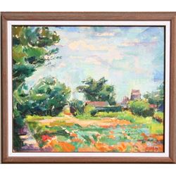 Elijah Silverman, Sheepshead Bay, Brooklyn, Oil Painting