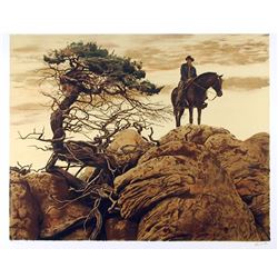 Morton Kunstler, The Kansan, Lithograph