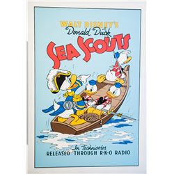 Disney Studios, Donald Duck Sea Scouts, Poster