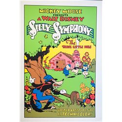 Disney Studios, Silly Symphony - The Three Little Pigs, Poster