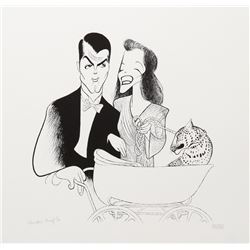 Al Hirschfeld, Bringing Up Baby, Lithograph