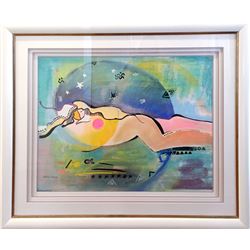 Andrea Smith, Mother Earth, Mixed Media with Pastel and Watercolor Painting