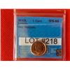 Image 1 : 2012 Logo Canada 1 Cent CCCS MS-66, Red;  Magnetic