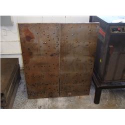 Steel Right Angle Plates, Overall: 20" x 20" x 48"