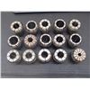 Image 1 : Sandvik ER40 Collets, 15 Total