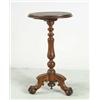 Image 1 : BALL AND CLAW FOOT ROUND WALNUT STAND