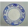 Image 1 : DEDHAM POTTERY PLATE WITH MAGNOLIA BORDER